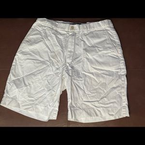White polo shorts